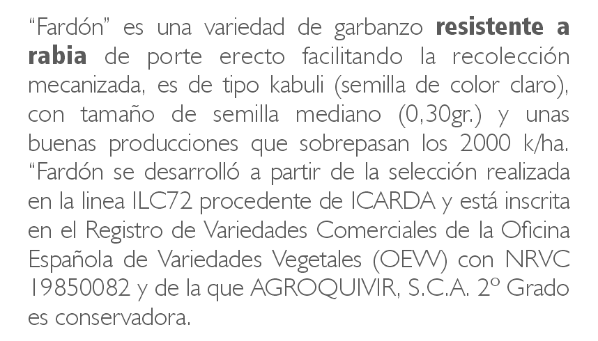 informacion garbanzo