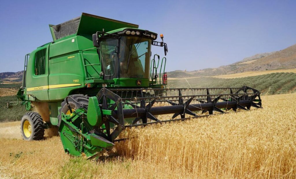 Imagen de control de la humedad del grano